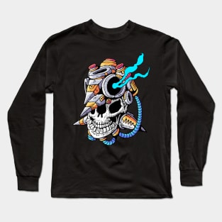 CYBORGSKULL Long Sleeve T-Shirt